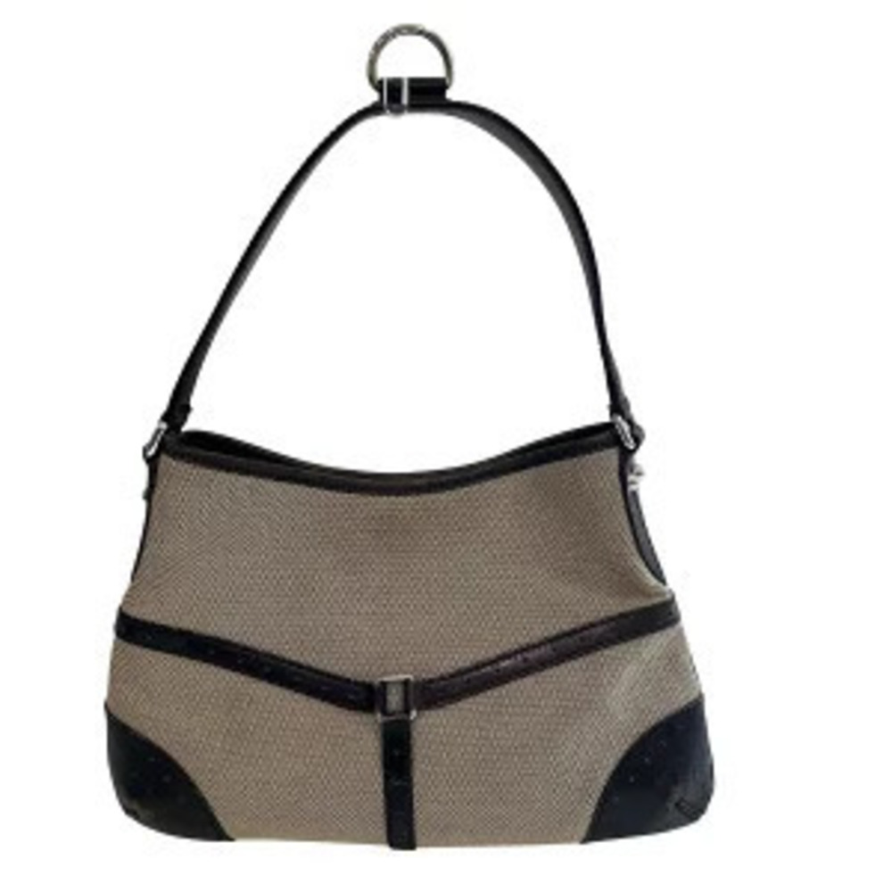 Gucci leather webbing G shoulder bag Interlocking Black